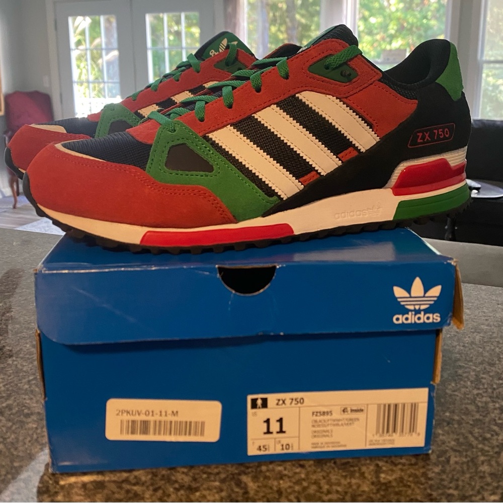 Adidas ZX 750 sneakers, new - size 11